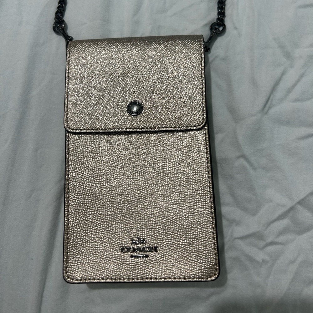 coach phone crossbody/ card holder